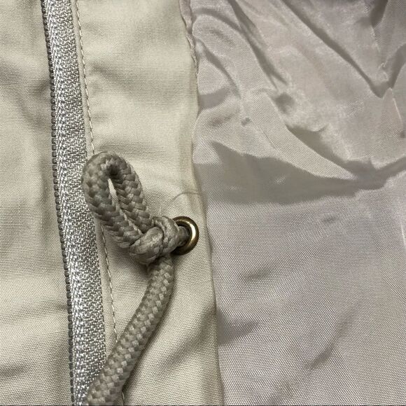 NANETTE LEPORE KHAKI  HOODED UTILITY SPRING JACKET  EXCELLENT CONDITION - Picture 12 of 15